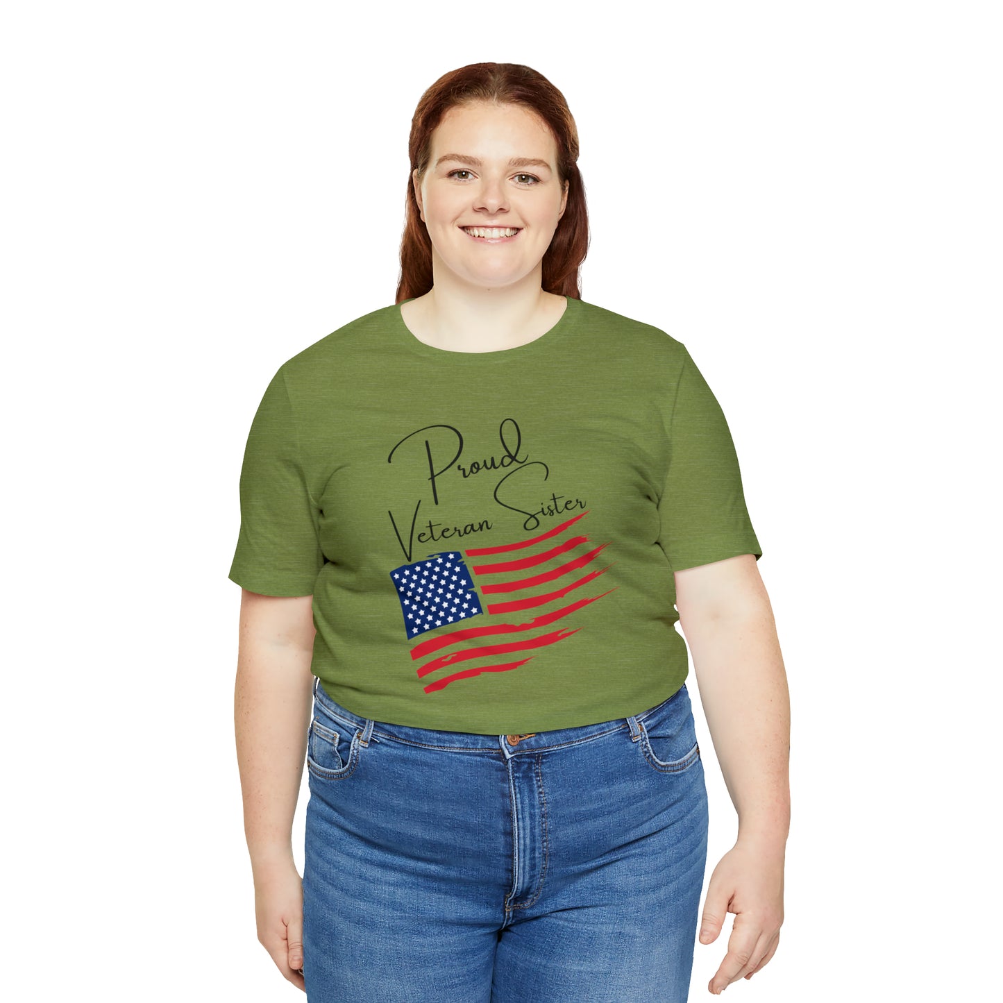 Proud Veteran Sister Great Gift for a Veteran, or Sister of a Veteran Graphic Tee