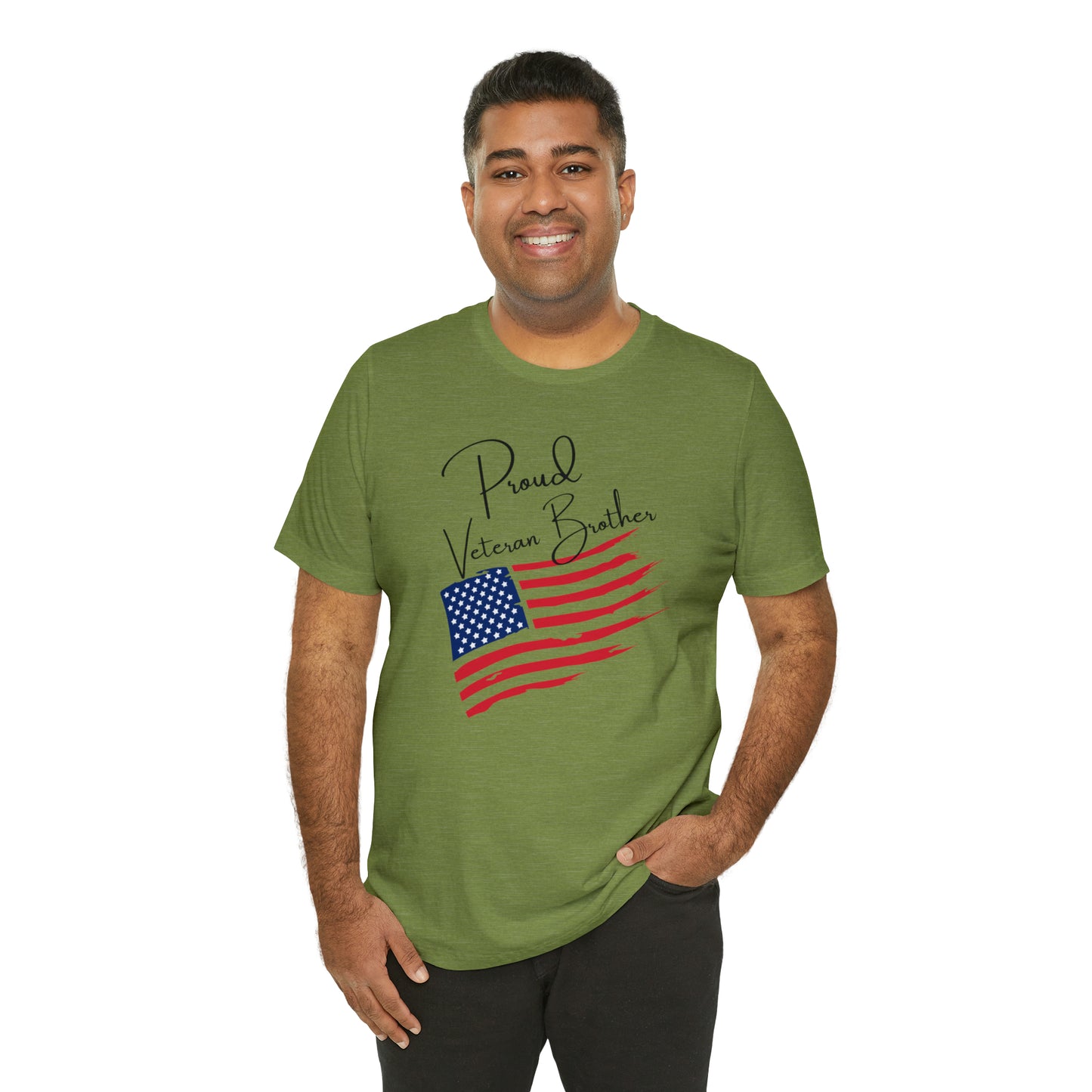 Proud Veteran Brother Great Gift for a Veteran, or Brother of a Veteran Graphic Tee