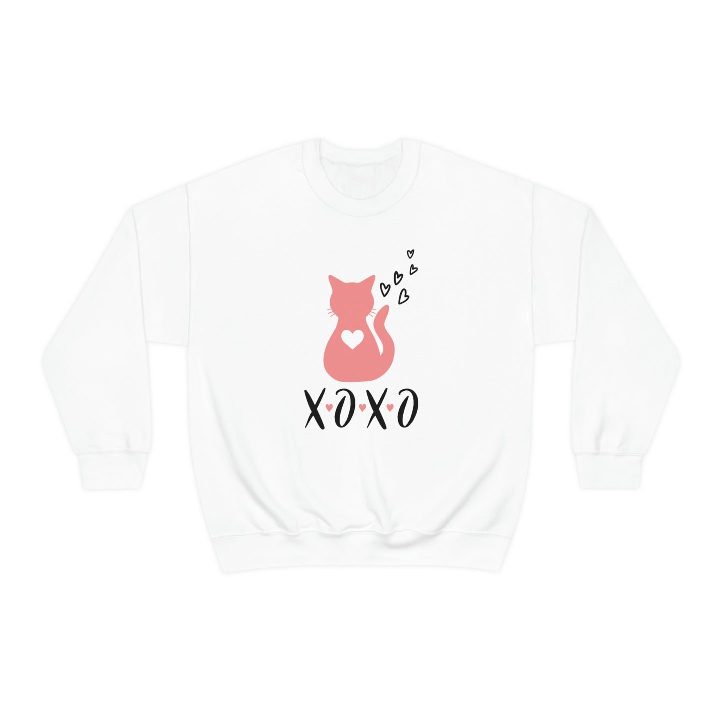 Cat XOXO Unisex Heavy Blend™ Crewneck Sweatshirt