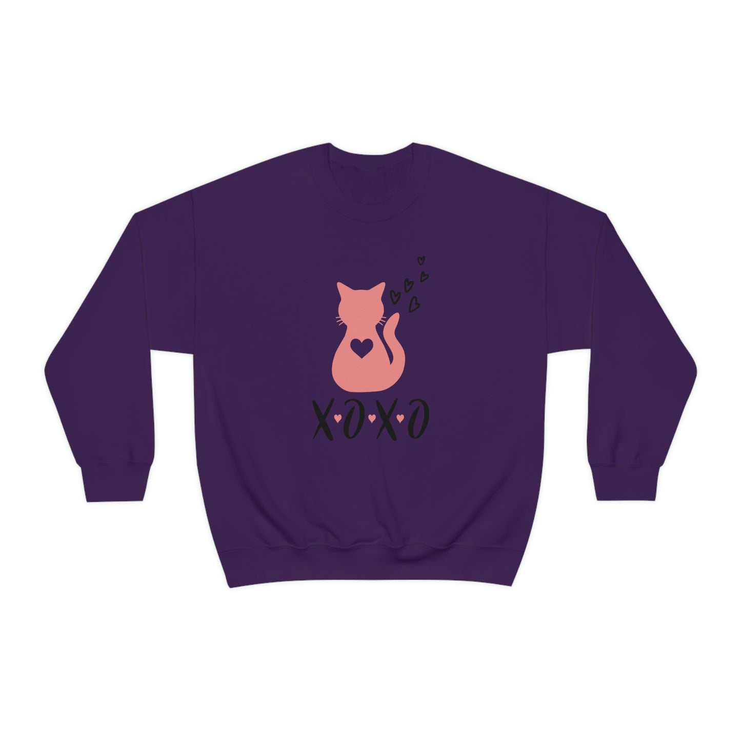 Cat XOXO Unisex Heavy Blend™ Crewneck Sweatshirt