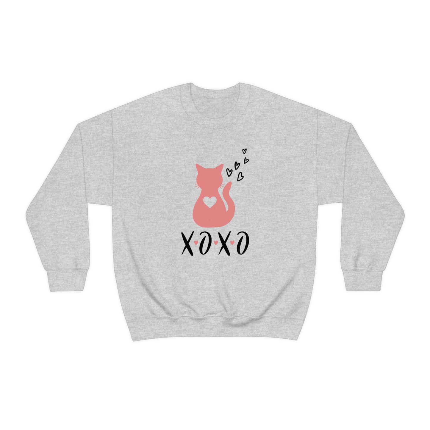 Cat XOXO Unisex Heavy Blend™ Crewneck Sweatshirt