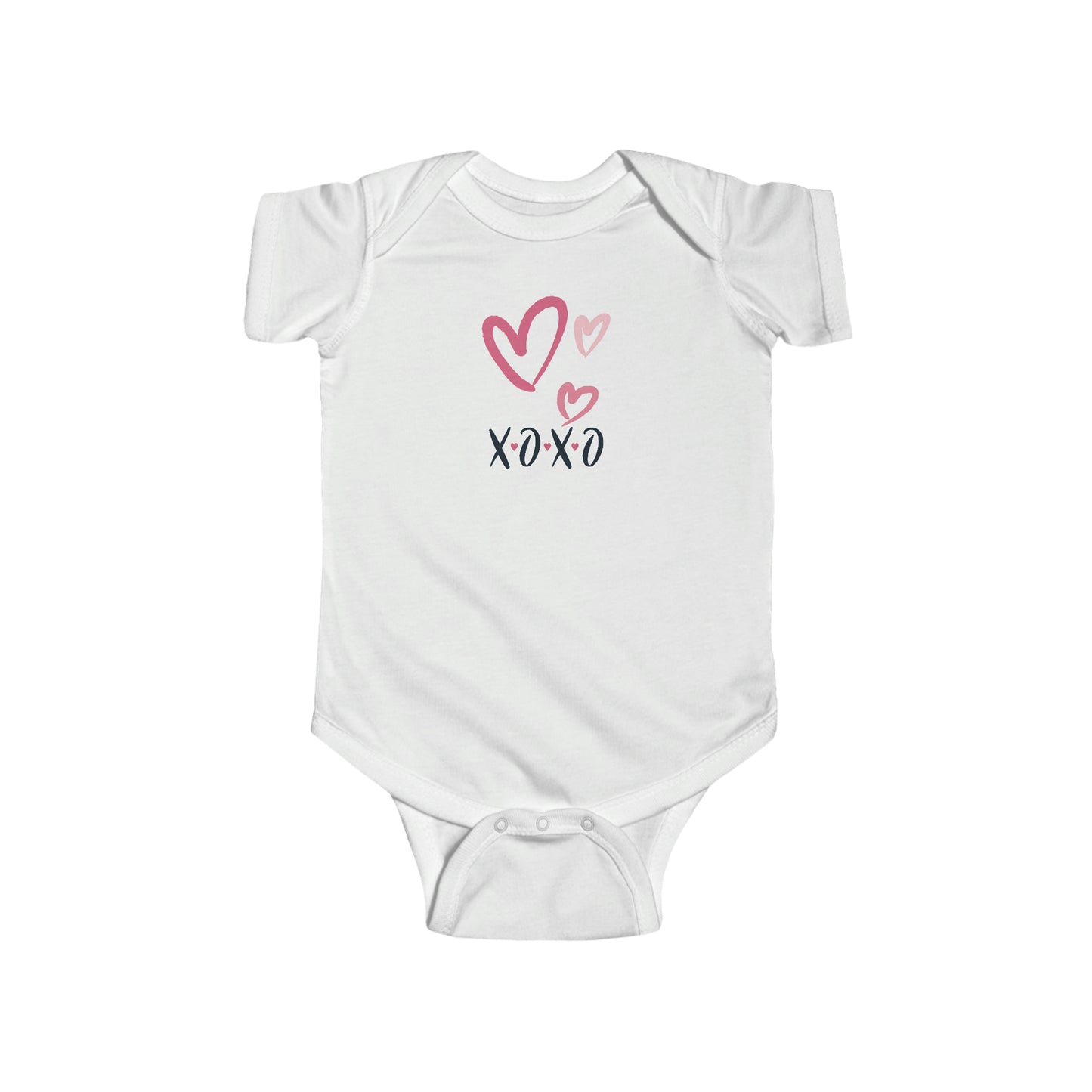 Heart XOXO Infant Fine Jersey Bodysuit