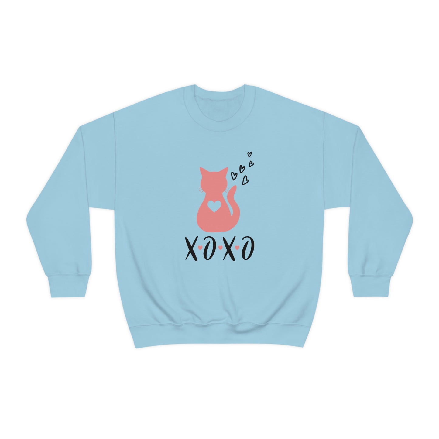 Cat XOXO Unisex Heavy Blend™ Crewneck Sweatshirt