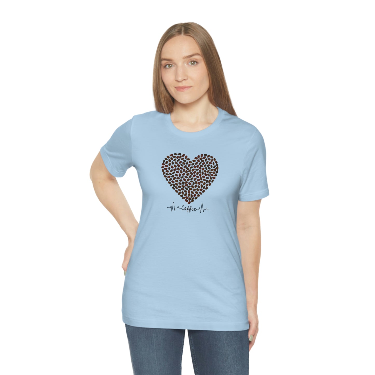 Coffee Bean Love Unisex Jersey Short Sleeve Tee