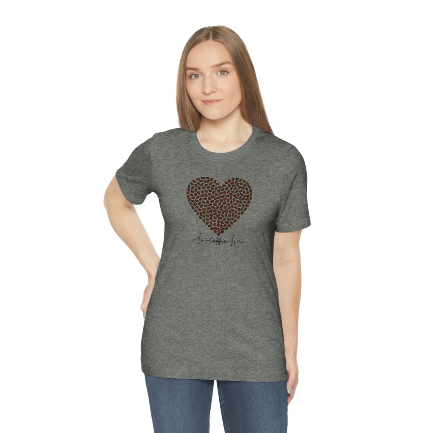 Coffee Bean Love Unisex Jersey Short Sleeve Tee