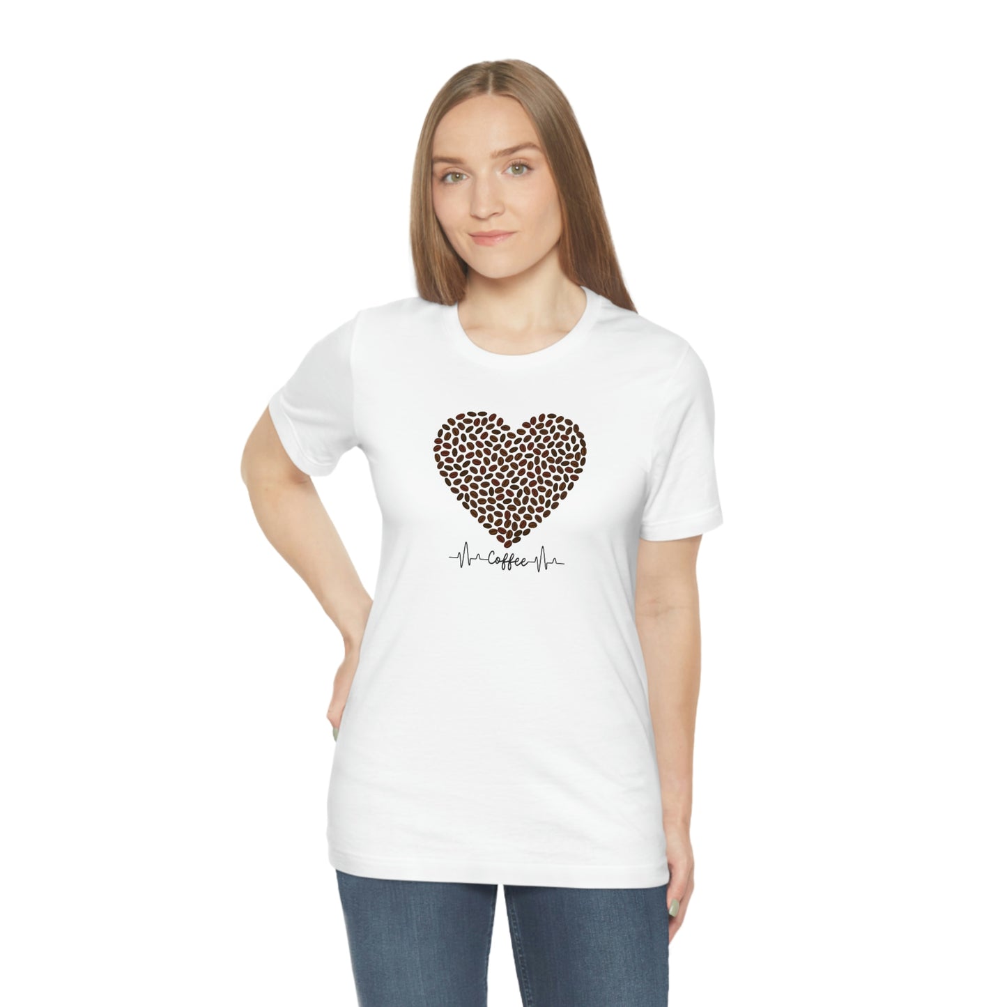 Coffee Bean Love Unisex Jersey Short Sleeve Tee