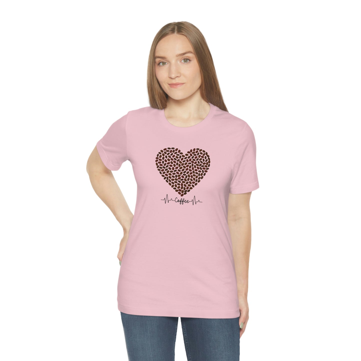 Coffee Bean Love Unisex Jersey Short Sleeve Tee