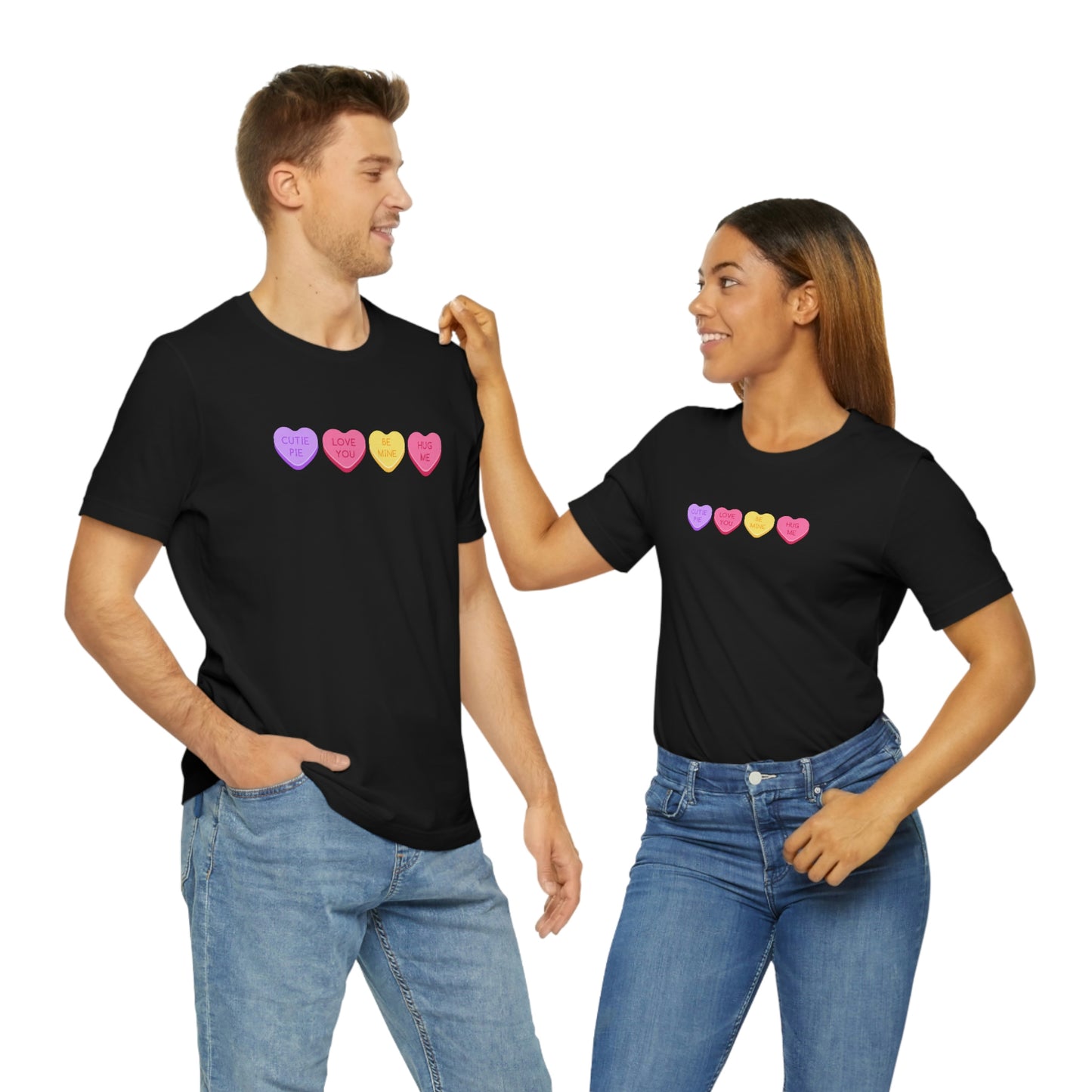 Sweet Hearts Unisex Jersey Short Sleeve Tee