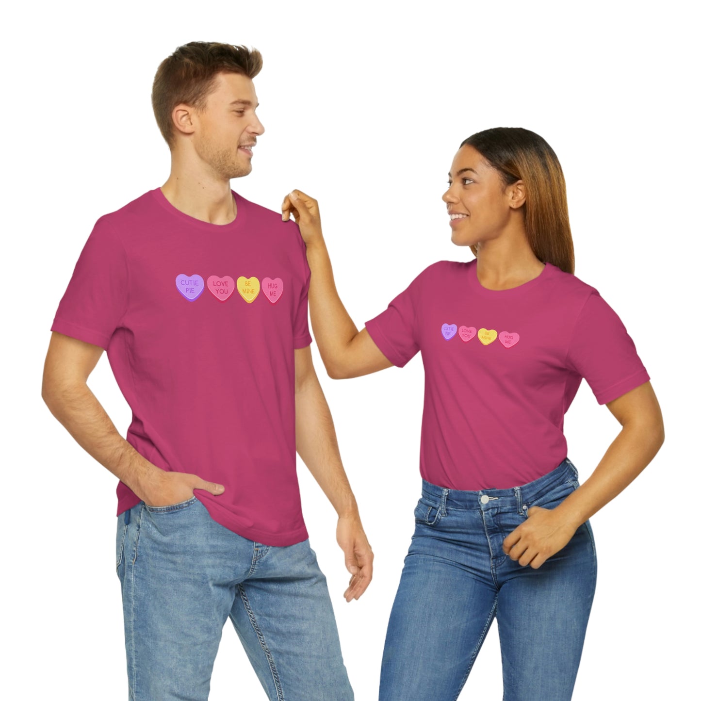 Sweet Hearts Unisex Jersey Short Sleeve Tee