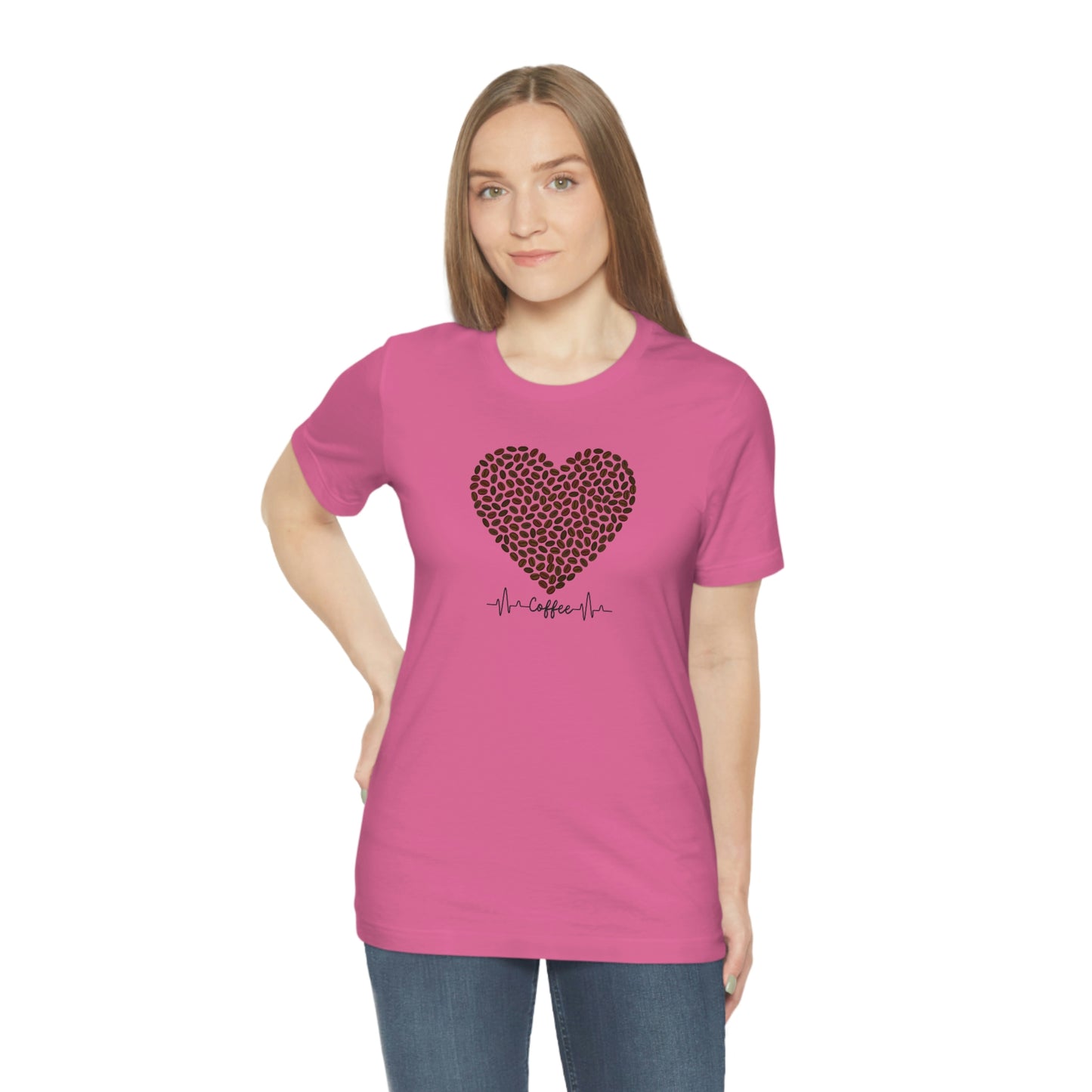 Coffee Bean Love Unisex Jersey Short Sleeve Tee