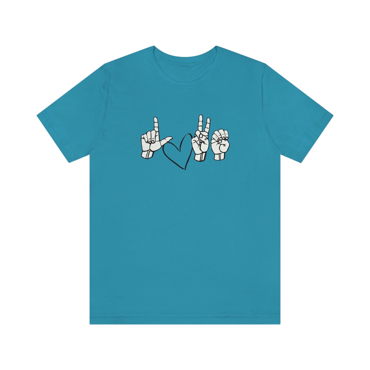 Love ASL Unisex Jersey Short Sleeve Tee