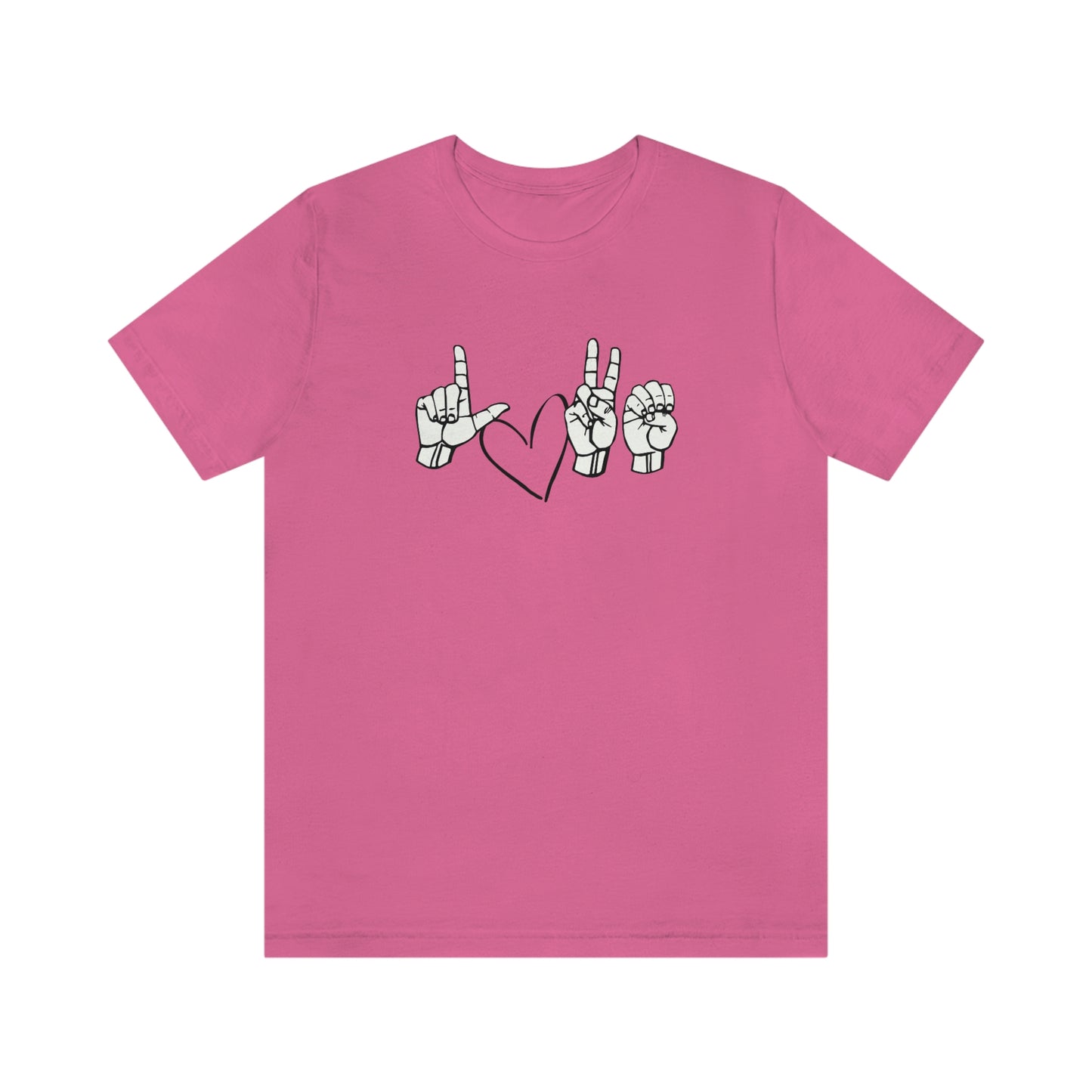 Love ASL Unisex Jersey Short Sleeve Tee