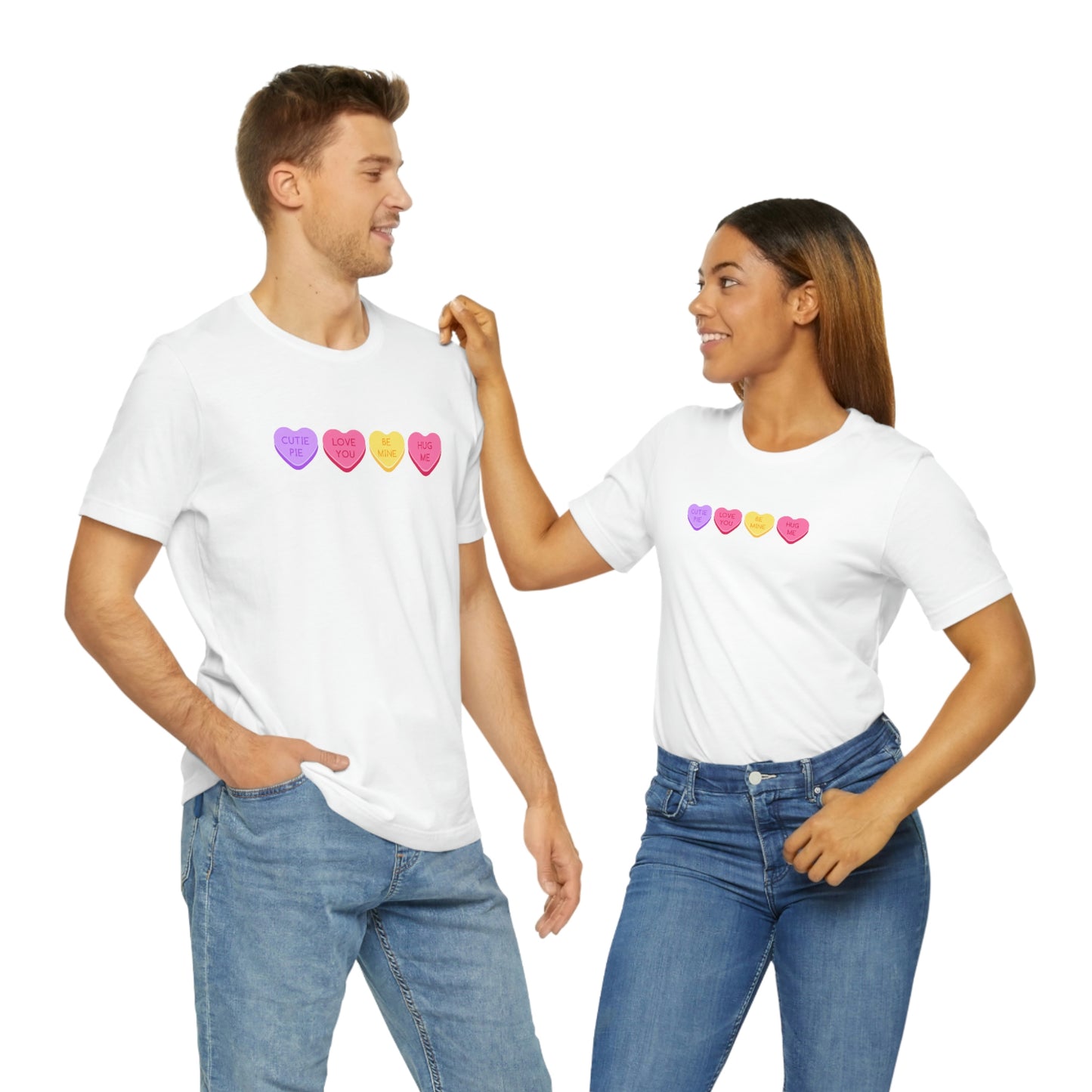 Sweet Hearts Unisex Jersey Short Sleeve Tee